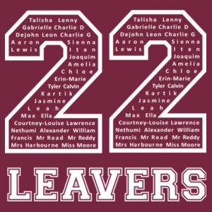RJM Personalised Leavers Child sizes Design