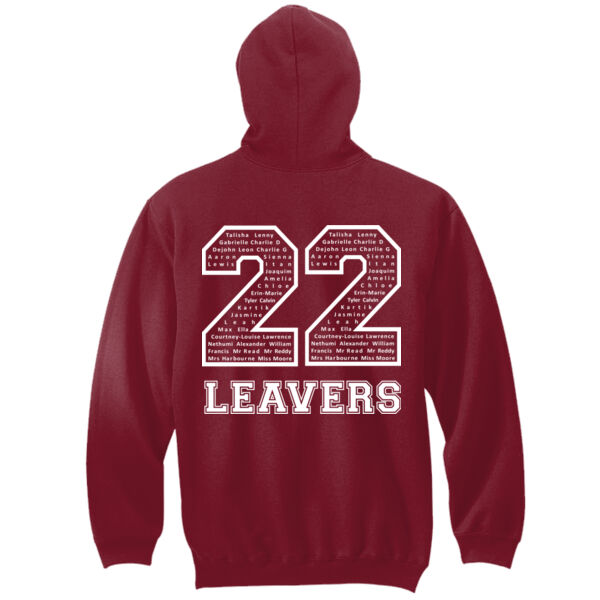 RJM Personalised Leavers Hoodie Adult sizes Thumbnail